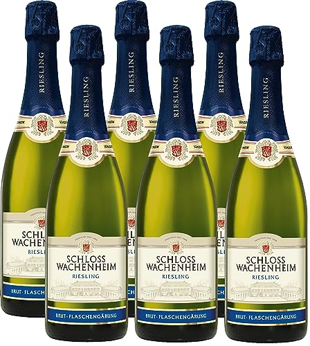 Schloss Wachenheim Riesling Brut Fl. Gärung (6 x 0,75 l) von Schloss Wachenheim