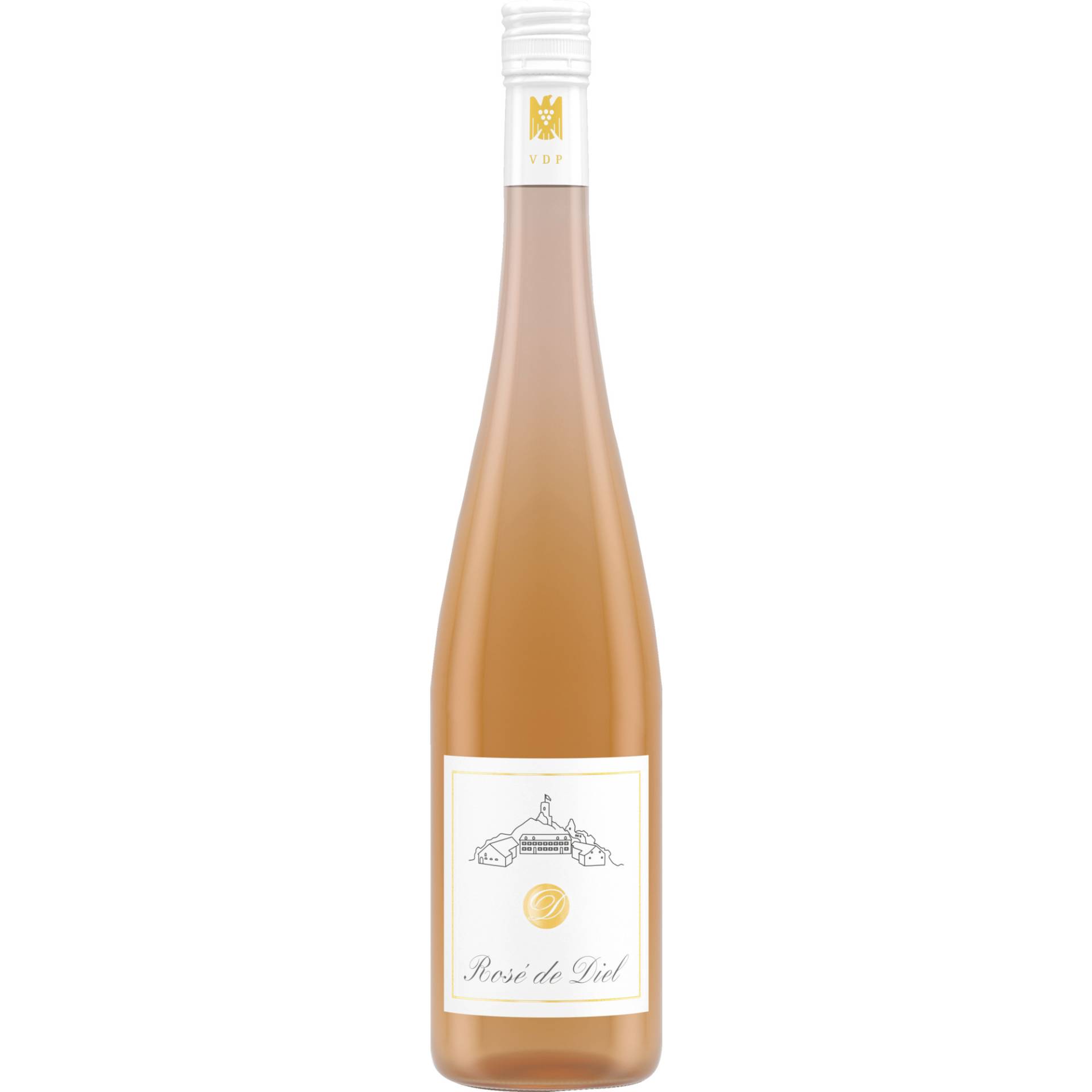 Rosé de Diel Cuvée, Trocken, Nahe, Nahe, 2022, Roséwein von Schlossgut Diel, D - 55452 Burg Layen