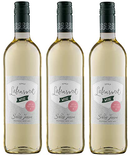 Schlossgut Janson: 3 Flaschen Edition Liebenswert"Weiß". Dieser Weiße ist es wert, Dein Lieblingswein zu werden! von Schlossgut Janson, Schlossweg 8, 67278 Bockenheim