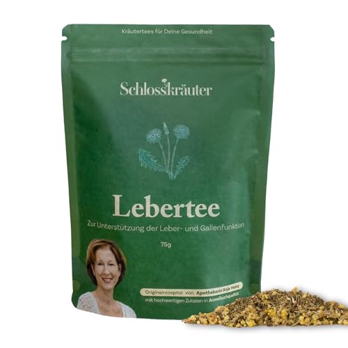 Lebertee mit Löwenzahn & Schafgarbe | Leber und Galle Tee | 100% natürliche Zutaten ohne Zusätze | Kräutertee lose mit Löwenzahnwurzel | Löwenzahntee für Leber Kur | Gallentee & Leberkur von Schlosskräuter