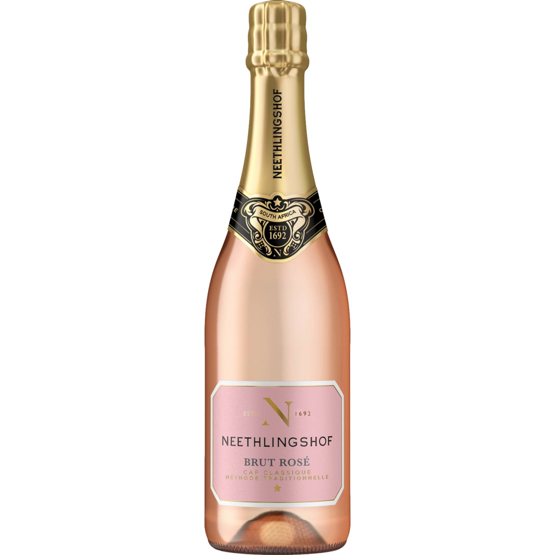 Neethlingshof Cap Classique Rosé, Brut, WO Stellenbosch, Western Cape, Schaumwein Neethlingshof Cap Classique Rosé, Brut, WO Stellenbosch, Western Cape, Schaumwein von Schlumberger GmbH & Co.KG- Buschstraße 20- 53340 Meckenheim- DE / Neethlingshof, Polkadraai Road, 7600 Stellenbosch, ZA