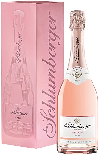 Schlumberger Rosé Brut Klassik | im Roségoldkarton | Austrian Sparkling Sekt | Methode Traditionelle | 750ml von Schlumberger