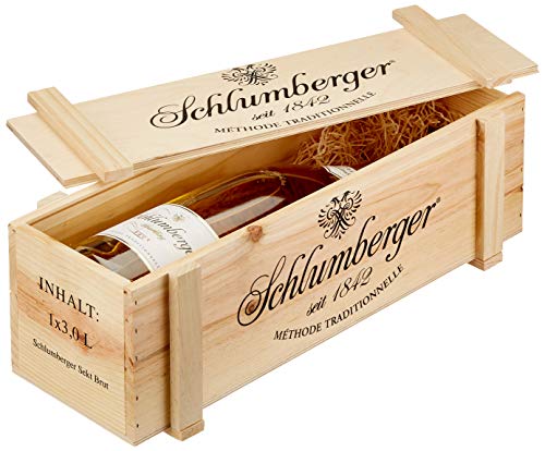 Schlumberger Sparkling Doppelmagnum in Holzkiste (1 x 3 l) von Schlumberger