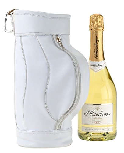 Schlumberger Sparkling im sportlichen Golfbag von Schlumberger