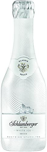 Schlumberger White Ice Secco Klassik I Austrian Sparkling Sekt I Methode Traditionelle I 200ml von Schlumberger