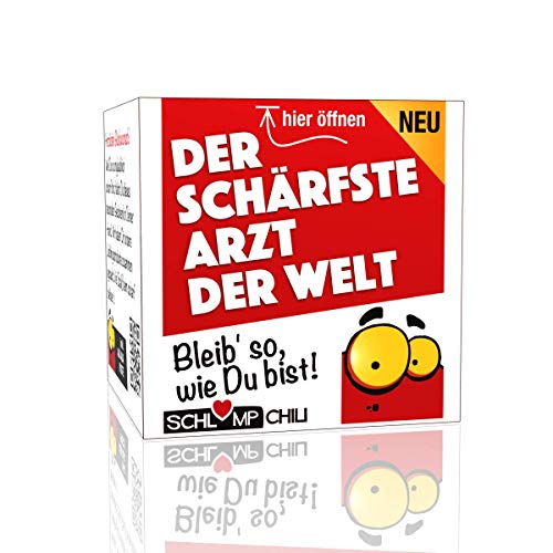 Schlump-Chili⎥Der schärfste Arzt der Welt - Ein witziges Geschenk Set für Mediziner! Geschenkidee für Doktoren z.B. zum Geburtstag, Weihnachten von Schlump-Chili