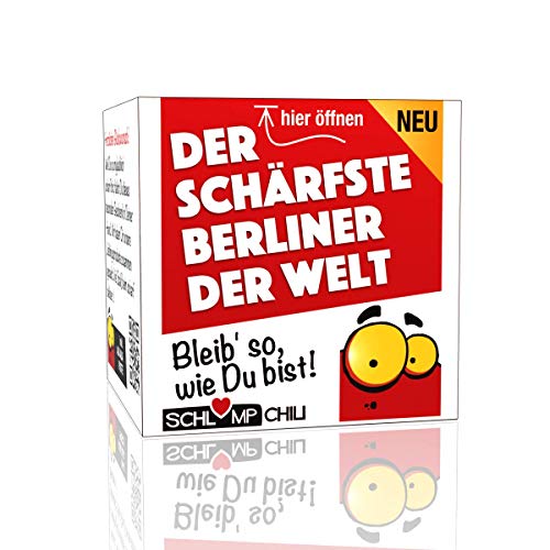 Der schärfste Berliner der Welt - ein witziges und originelles Geschenk zum Umzug, Neuanfang, Ostern, Männertag, Weihnachten von Schlump-Chili