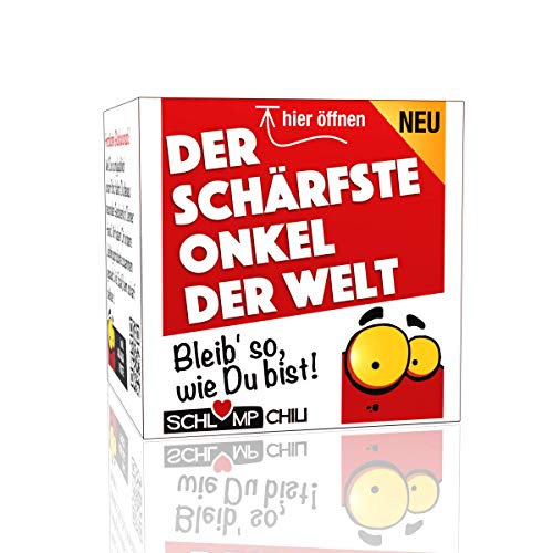 Schlump-Chili⎥Onkel Geschenk Set⎥Der schärfste Onkel der Welt - Ein witziges Präsent für Männer. Eine coole & originelle Geschenkidee! von Schlump-Chili