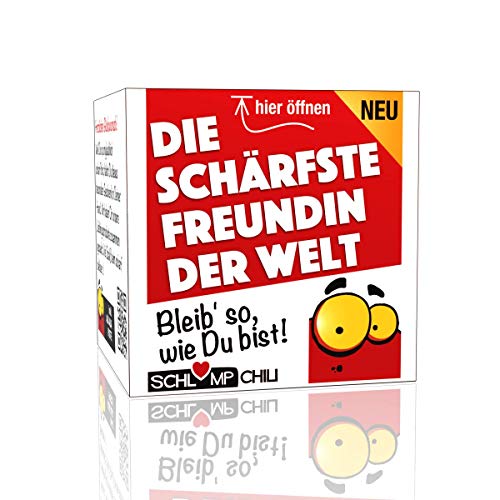 Schlump-Chili⎥Die schärfste Freundin der Welt - Ein witziges Geschenk Set für eine gute Freundin oder deinen Schatz! Eine tolle Geschenkidee z.B. zum Geburtstag, Weihnachten, Ostern oder Valentinstag von Schlump-Chili