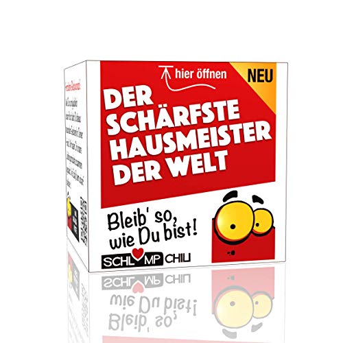 Schlump-Chili⎥Schärfster Hausmeister Geschenk - ein witziges Präsent für den Hauswart von Schlump-Chili