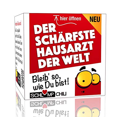 Schlump-Chili Der schärfste Hausarzt der Welt - Ein witziges Dankeschön Geschenk Set für den Arzt. von Schlump-Chili