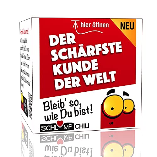 Schlump-Chili⎥Der schärfste Kunde der Welt - ein witziges und originelles Geschenk zum Geburtstag, Ostern, Männertag, Weihnachten von Schlump-Chili