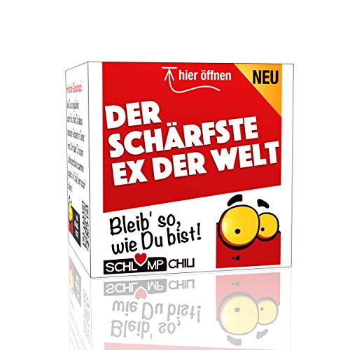 Schlump-Chili EX Geschenk Set⎥Der schärfste Ex der Welt - Ein witziges lustiges Ex-Partner Ex-Mann oder Ex-Freund Präsent zur Scheidung⎥Trennung ⎥für geschiedene Paare & Pärchen⎥für Herren von Schlump-Chili