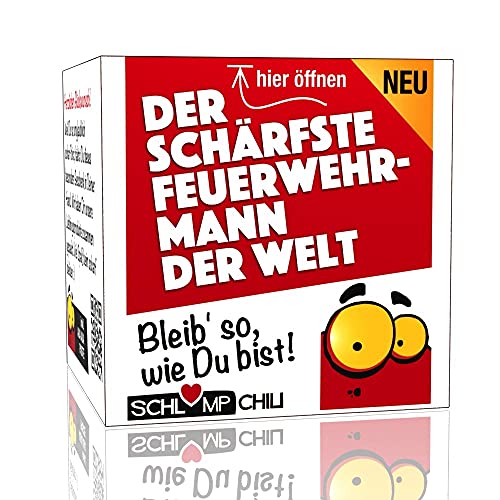 Der schärfste Feuerwehrmann der Welt - ein witziges und originelles Geschenk zum Geburtstag, Ostern, Männertag, Weihnachten von Schlump-Chili