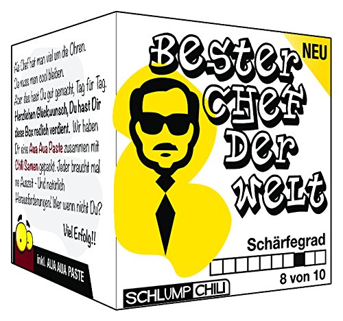 Schlump-Chili⎥Der beste Chef der Welt - ein Geschenk Set für (d)einen Boss in der Firma! Eine Geschenkidee zum Wichteln, zum Geburtstag zur Firmenfeier oder zum Ausstand und Rente von Schlump-Chili