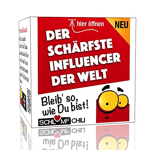 Schlump-Chili⎪Der schärfste Influencer der Welt - ein Geschenk für modebewusste Trendsetter, ein tolles Präsent zum Geburtstag, Ostern, Weihnachten, Nikolaus, als Dankeschön oder einfach so :) von Schlump-Chili