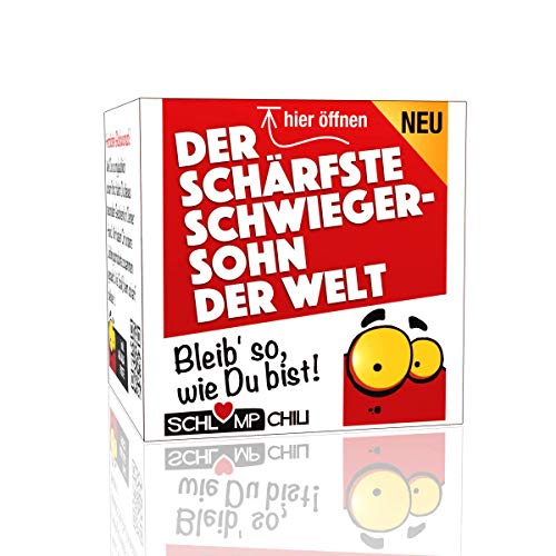 Schlump-Chili⎪Der schärfste Schwiegersohn der Welt - ein tolles Geschenk zum Geburtstag oder als Dankeschön⎪ideal als lustiges außergewöhnliches Gag Präsent von Schlump-Chili
