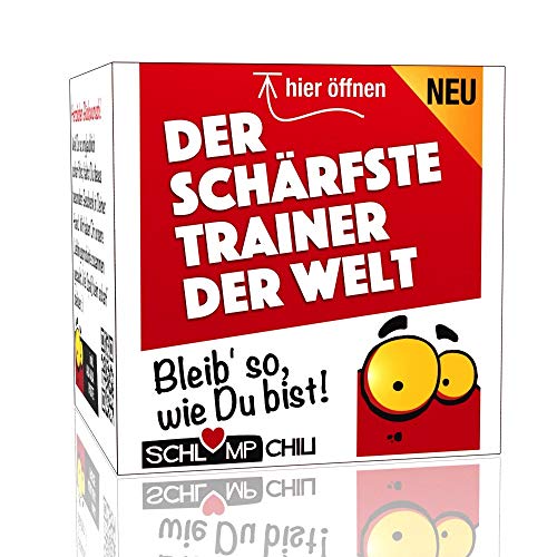 Schlump-Chili⎥Der schärfste Trainer der Welt - ein witziges und originelles Geschenk für Männer. Ein cooles Präsent z.B. für Coaches in Beruf, Freizeit und Sport sowie Berater und Consultants von Schlump-Chili