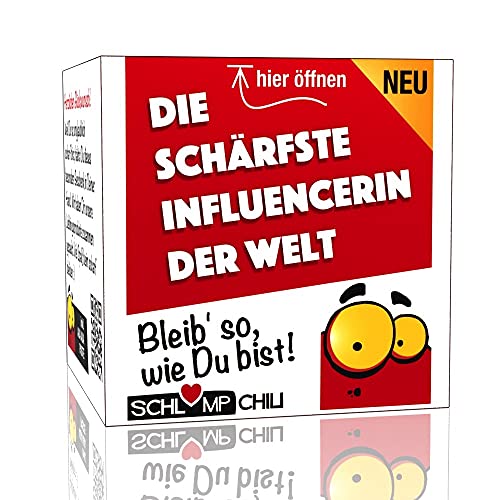 Schlump-Chili⎪Die schärfste Influencerin der Welt - ein Geschenk für modebewusste Trendsetter, ein tolles Präsent zum Geburtstag, Ostern, Weihnachten, Nikolaus, als Dankeschön oder einfach so :) von Schlump-Chili