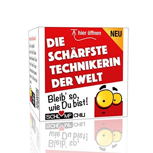 Schlump-Chili⎥Die schärfste Technikerin der Welt - ein witziges und originelles Geschenk zum Geburtstag, Ostern, Frauentag, Weihnachten Schlump-Chili⎥Die schärfste Technikerin der Welt - ein witziges und originelles Geschenk zum Geburtstag, Ostern, Frauentag, Weihnachten von Schlump-Chili