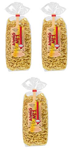 Schmids No.1. 3x Schlemmerspätzle 500g, vorzüglich im Geschmack und herzhaft im Biss von Schmids No.1