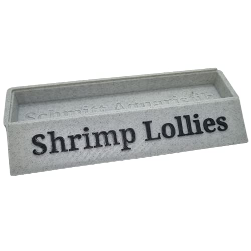 Shrimp-Lollies Box zur Aufbewahrung von Shrimp Lollies/Garnelen Futter/Marmor-Optik von Schmitt Aquaristik