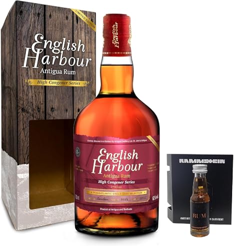 English Harbour High Congener Series 2nd Release 2014/2023 Limited Edition 0,7 Liter incl. Rammstein® Rum Miniatur 0,02 Liter von Schnapsbaron