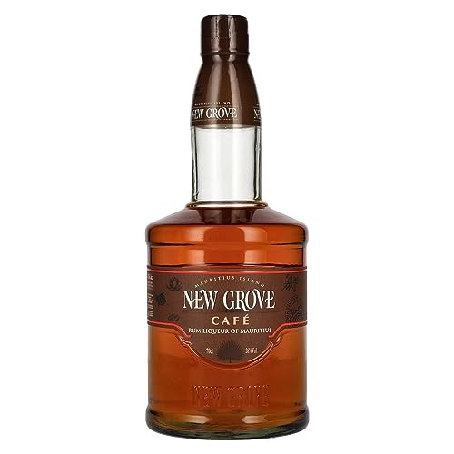 New Grove Café Liqueur of Mauritius | Exotischer Kaffeelikör mit mauritischem Rum | Exotischer Genuss mit feinsten Gewürznoten | 26% Vol. 0,7 Liter by Schnapsbaron® von Schnapsbaron