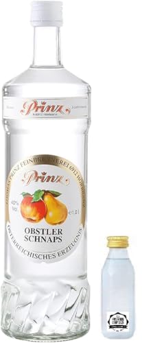 Prinz Obst Schnaps 40% Vol. 1,0 Liter Obstler incl. gratis Miniatur vom Schnapsbaron® Prinz Obst Schnaps 40% Vol. 1,0 Liter Obstler incl. gratis Miniatur vom Schnapsbaron® von Schnapsbaron