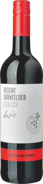 Basic Regent Dornfelder Rotwein lieblich 0,75 l von Weinhaus Schneekloth