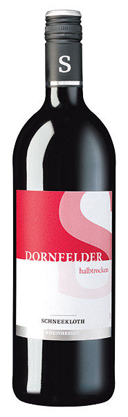 Schneekloth Dornfelder Rotwein halbtrocken 1 l von Weinhaus Schneekloth