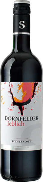 Schneekloth Dornfelder Rotwein lieblich 0,75 l von Weinhaus Schneekloth