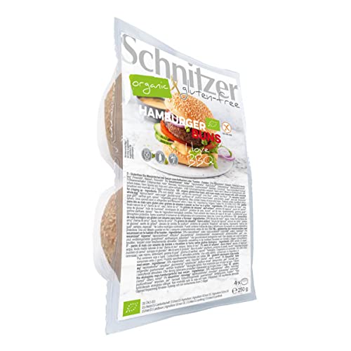 Schnitzer - Hamburgerbrötchen bio - 0,25 kg - 5er Pack Schnitzer - Hamburgerbrötchen bio - 0,25 kg - 5er Pack von Schnitzer glutenfree