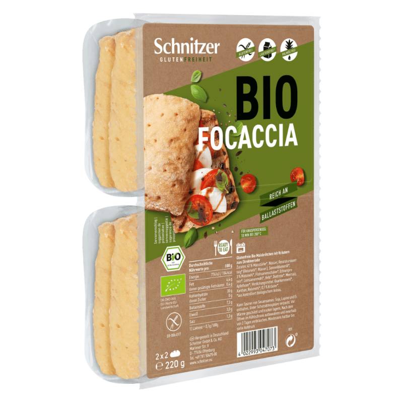 Bio Focaccia, 4 St Packung von Schnitzer