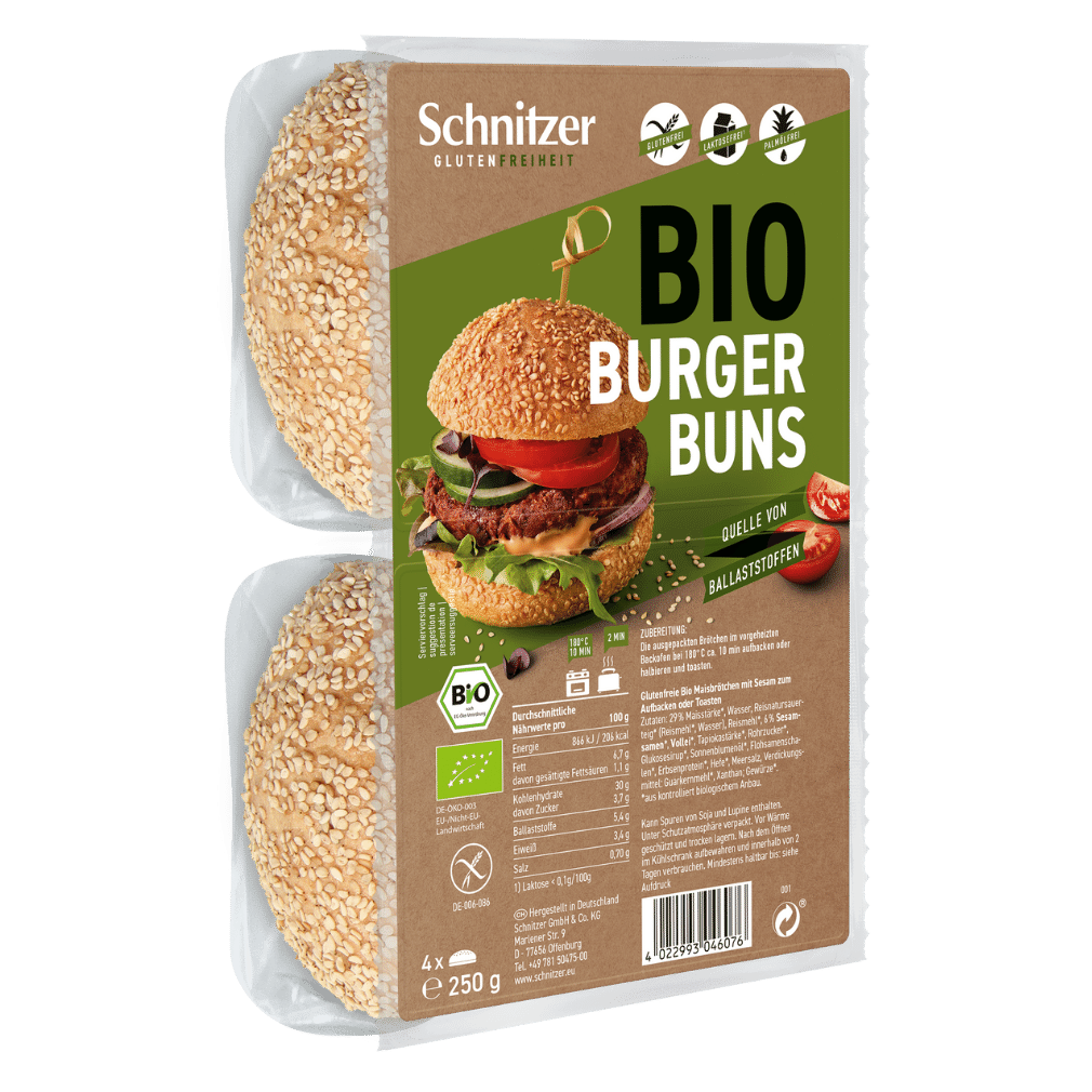Bio Hamburger Buns von Schnitzer