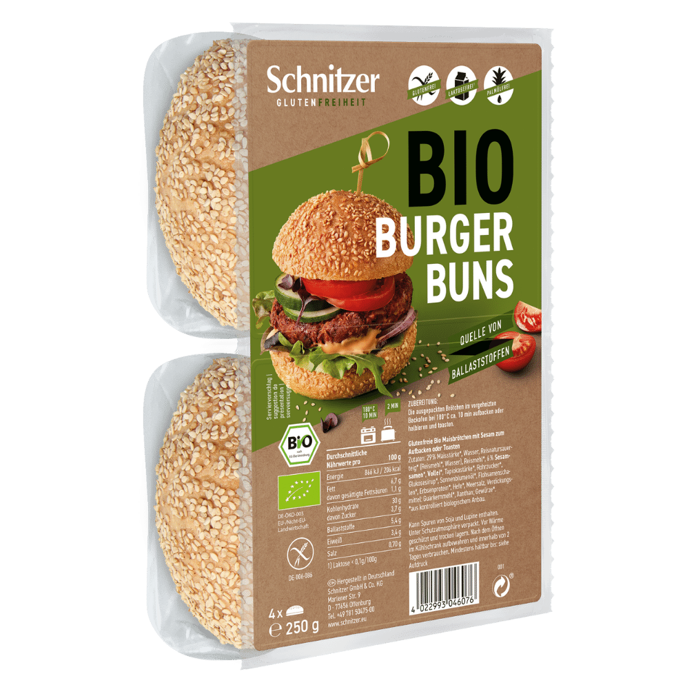 Bio Hamburger Buns Bio Hamburger Buns von Schnitzer