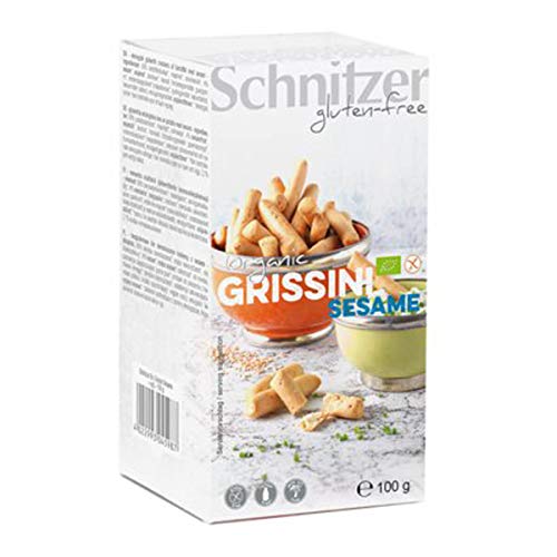 Schnitzer - BIO GRISSINI SESAME - 100 g - 8er Pack von Schnitzer