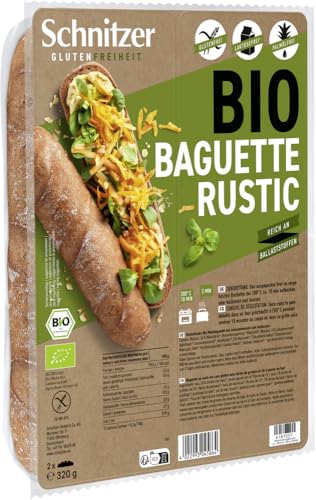 Bio Baguette Rustic 6 x 320 gr von Schnitzer