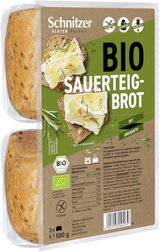 Schnitzer Bio Sauerteigbrot mit Amaranth (6 x 500 gr) von Schnitzer