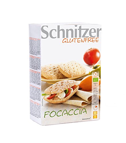 Schnitzer Bio Focaccia, glutenfrei, 6er Pack (6 x 220 g) von Schnitzer