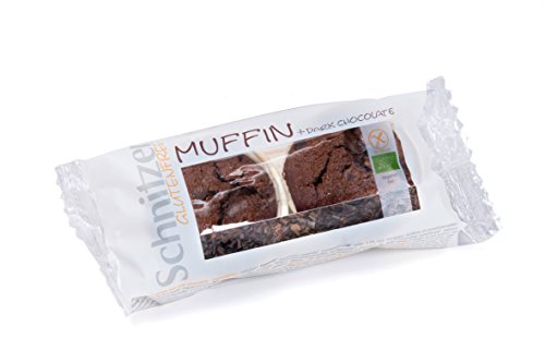 Schnitzer Dark Chocolate Muffins -Glutenfrei- (2*70g) 140g Bio Brot, 3er Pack (3 x 140 g) von Schnitzer