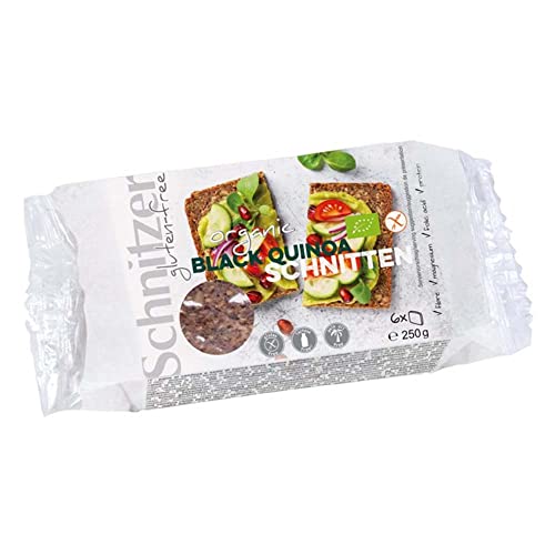 Schnitzer - Schwarze Quinoa-Schnitten bio - 0,25 kg - 6er Pack von Schnitzer