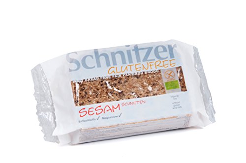 Schnitzer Sesambrot Glutenfrei- 250g Bio Brot, 3er Pack (3 x 250 g) von Schnitzer