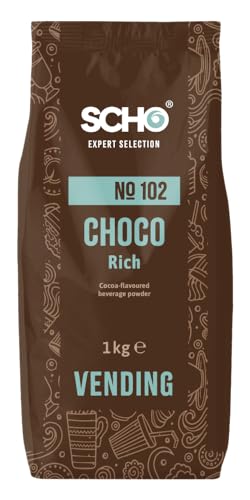 Scho No. 102 Choco Rich 10 x 1.000g | Automatenfähiger Kakao von Scho