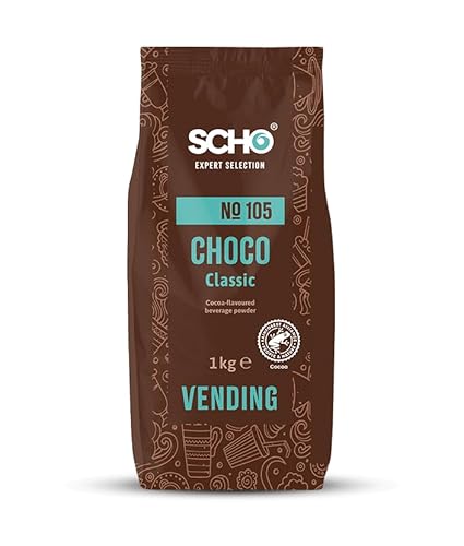 Scho No. 105 Choco Rich 10 x 1.000g | Automatenfähiger Kakao von Scho