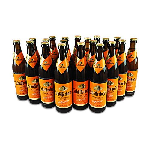 Schöfferhofer Weizen naturtrüb (20 Flaschen à 0,5 l / 5,0% vol.) von Schöfferhofer Weizenbier GmbH