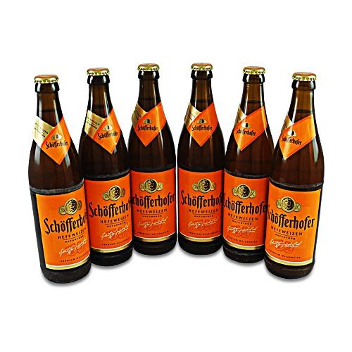 Schöfferhofer Weizen naturtrüb (6 Flaschen à 0,5 l / 5,0% vol.) von Schöfferhofer Weizenbier GmbH