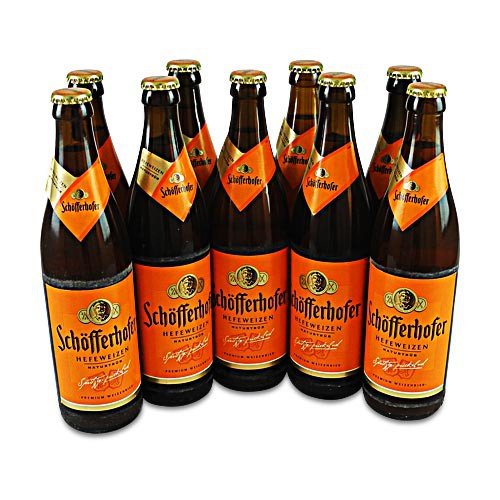 Schöfferhofer Weizen naturtrüb (9 Flaschen à 0,5 l / 5,0% vol.) von Schöfferhofer Weizenbier GmbH