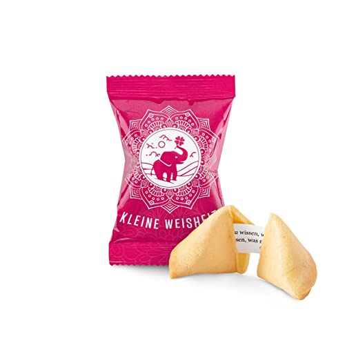 Glückskekse Kleine Weisheiten 15 Stück Glückskekse Zitate Konfuzius Sprüche Weisheiten für jeden Tag Fortune Cookies Achtsamkeit Glückskekse pink rosa von Schöne Güter