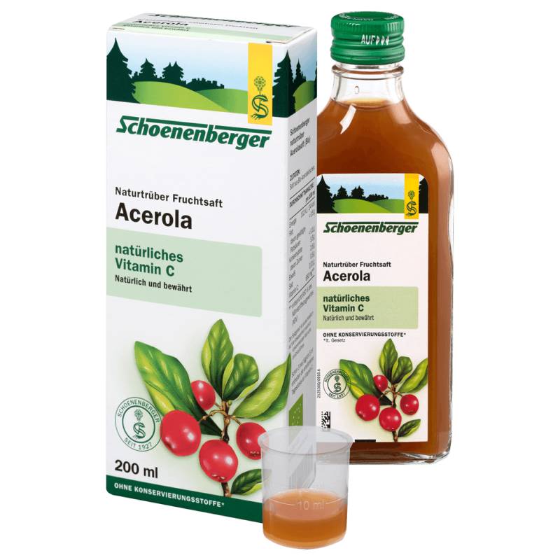 Bio Acerola-Pflanzensaft von Schoenenberger